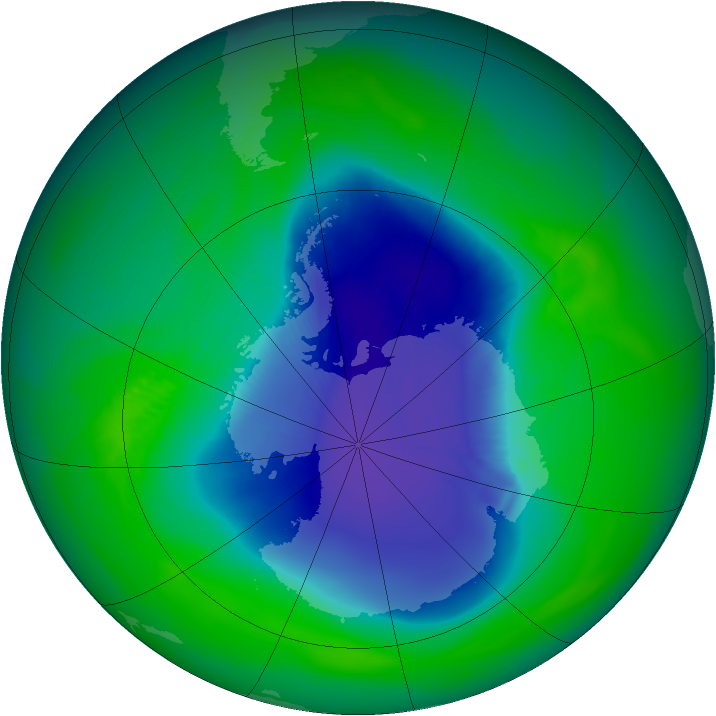Ozone Map 2007-11-11